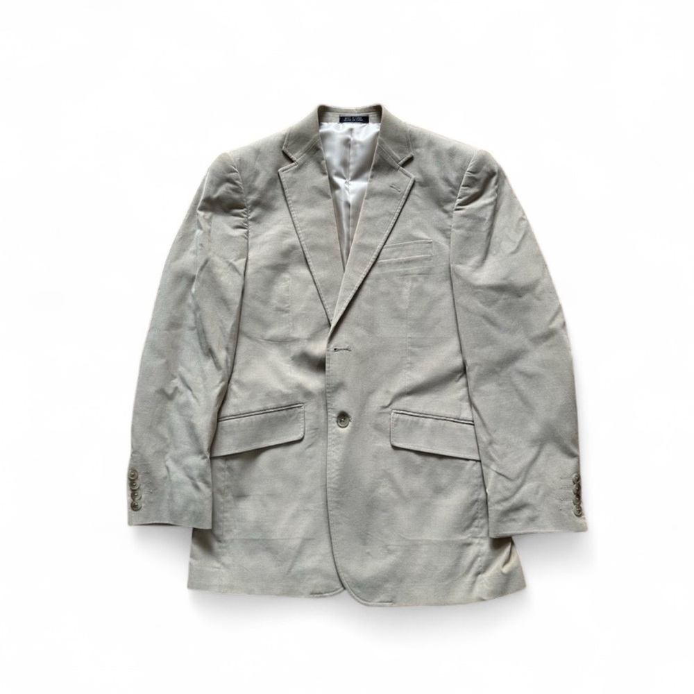 💜J. Ferrar Men’s Beige Suit Jacket